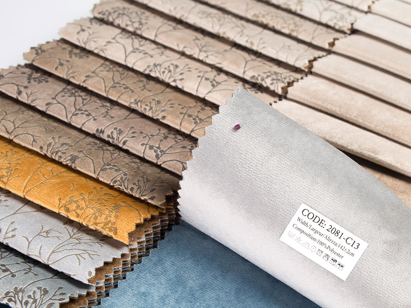 Tela de bronce de terciopelo para cojín