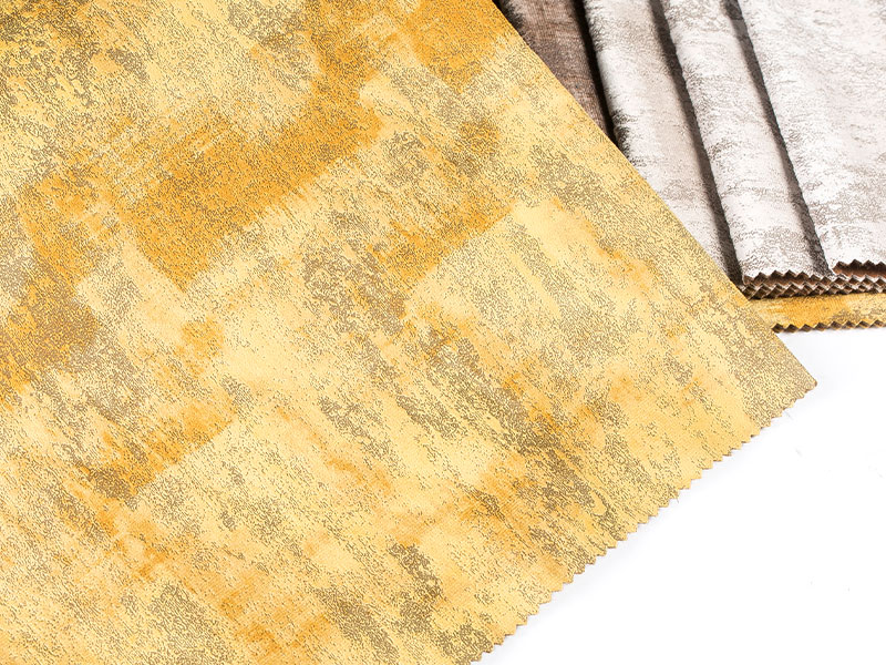 Tela de terciopelo laminado teñido de calidad premium, textura suave y lustrosa