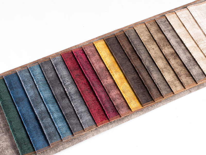 Tela de terciopelo laminado teñido de agua, ideal para uso al aire libre