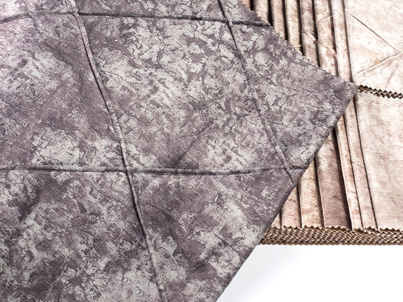 Tela acolchada de terciopelo premium - decoración elegante para el hogar