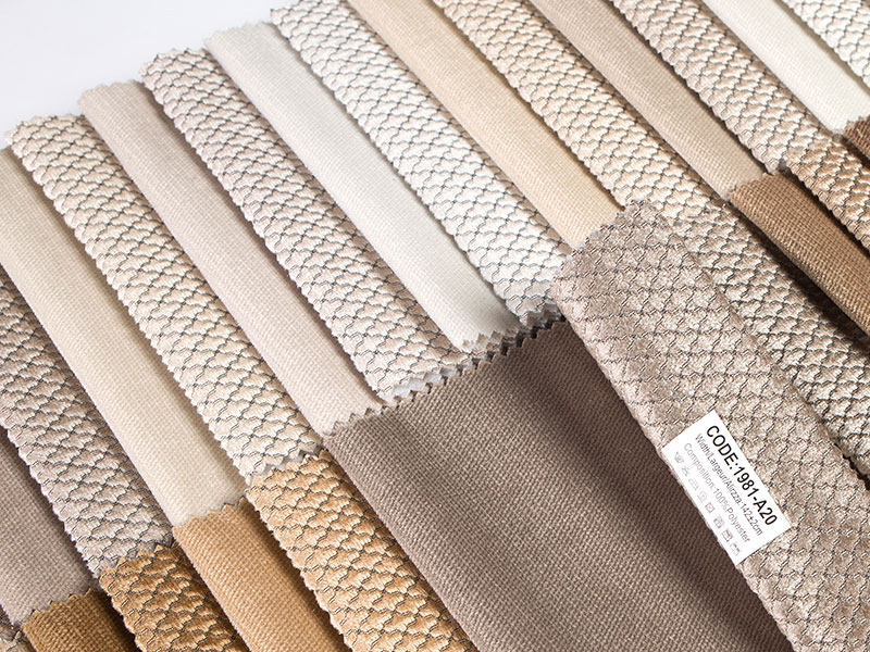 Tela de vellón de jacquard suave para sofás y otros artículos para el hogar