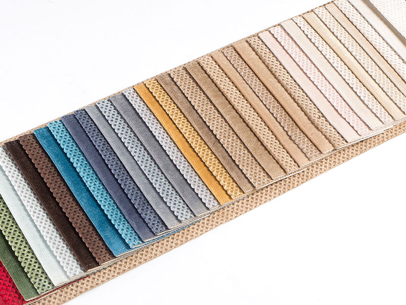 Lujosa tela de vellón jacquard para decoración del hogar