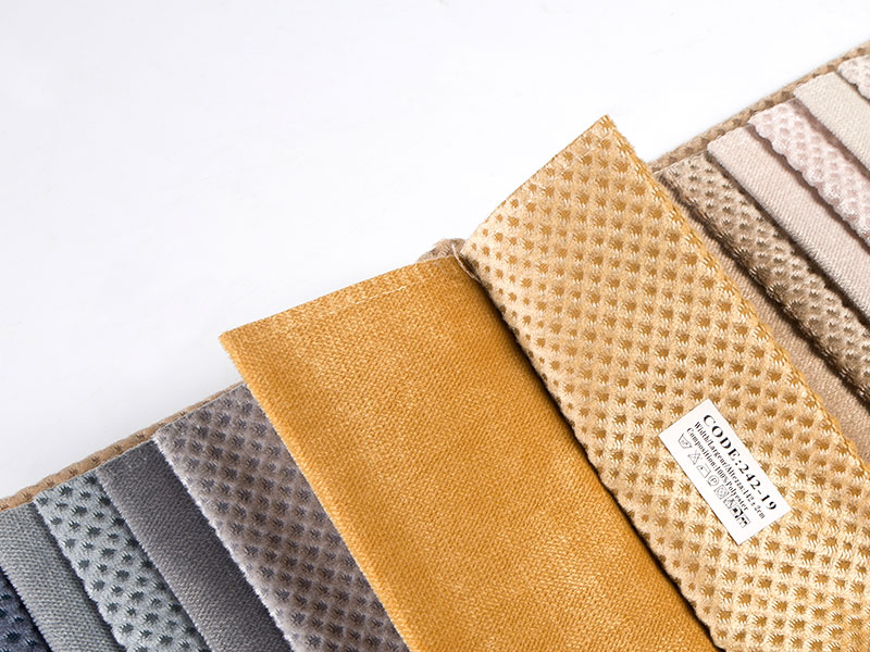 Lujosa tela de vellón jacquard para decoración del hogar