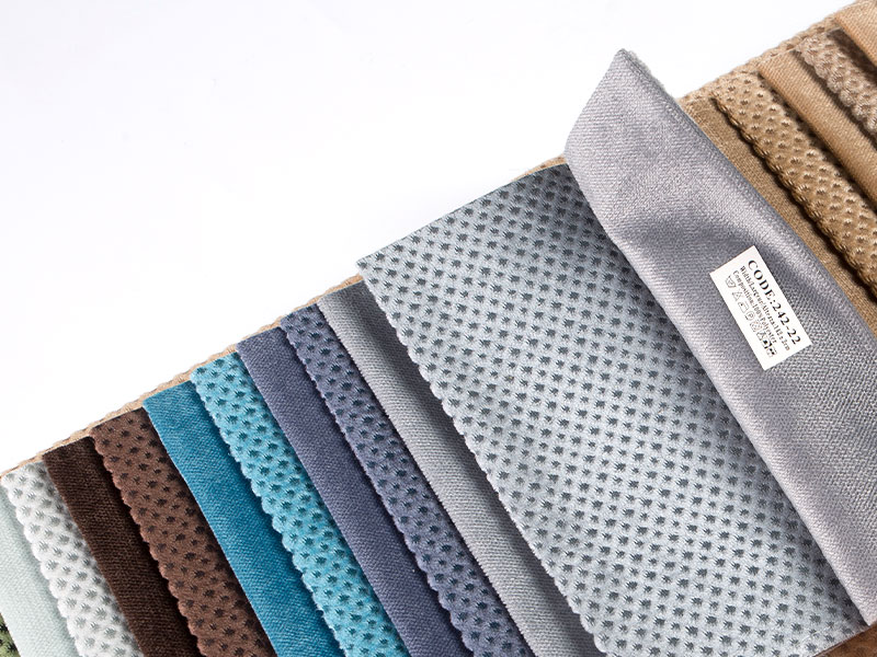 Lujosa tela de vellón jacquard para decoración del hogar