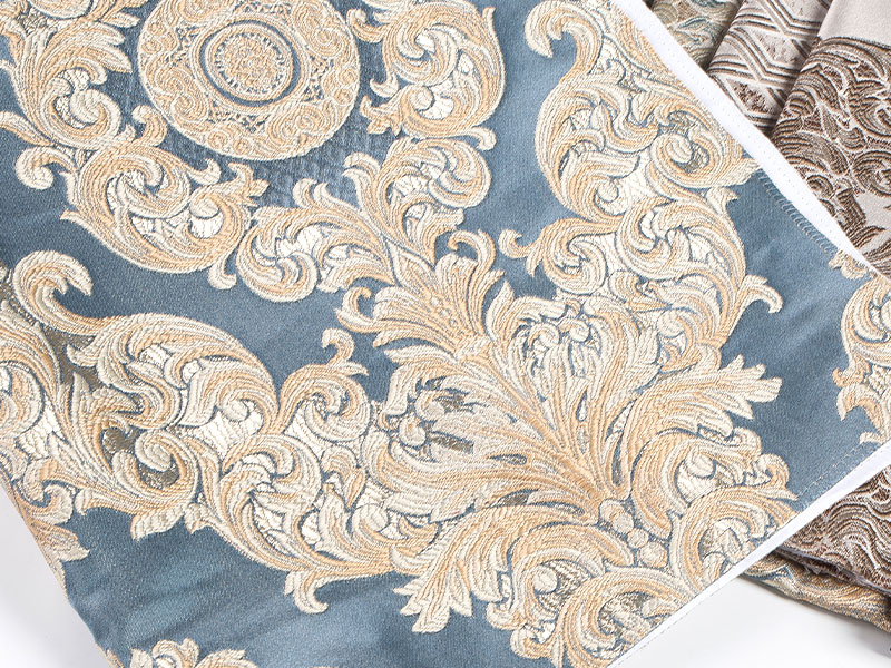 Fabila Jacquard teñida de hilo - Perfecto para tapicería y cortinas