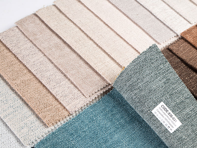 Tela de chenille lisa suave y lujosa para cubiertas y lanzamientos de sofá